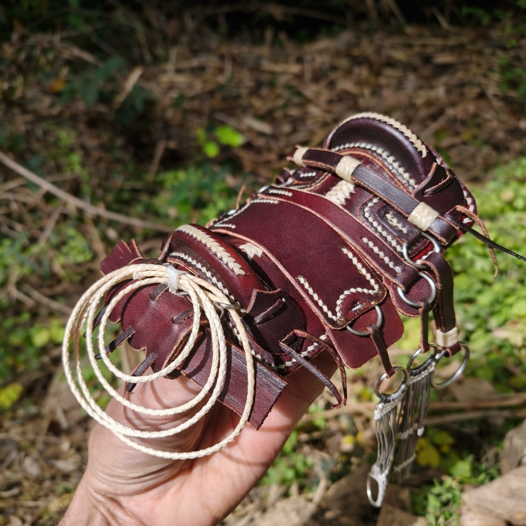 Arreio Banana Miniatura Completo – 100% Artesanal em Couro Legítimo