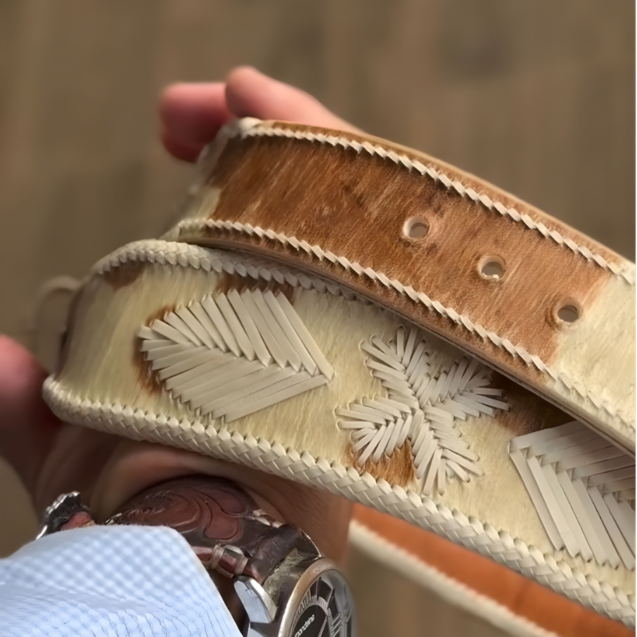 Cinto Couro cru - edição barretao