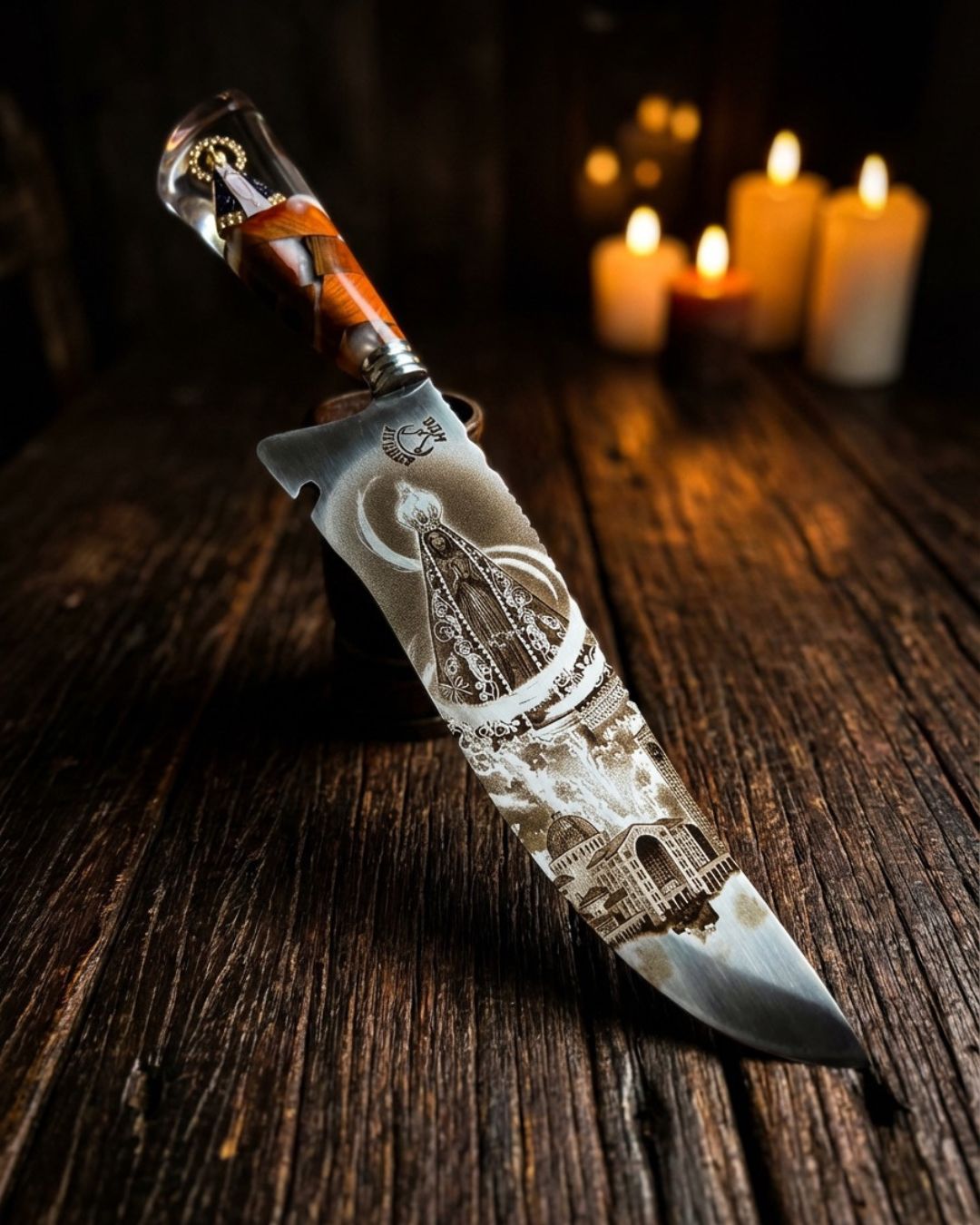 Faca Artesanal — Nossa Senhora Aparecida | Dom August