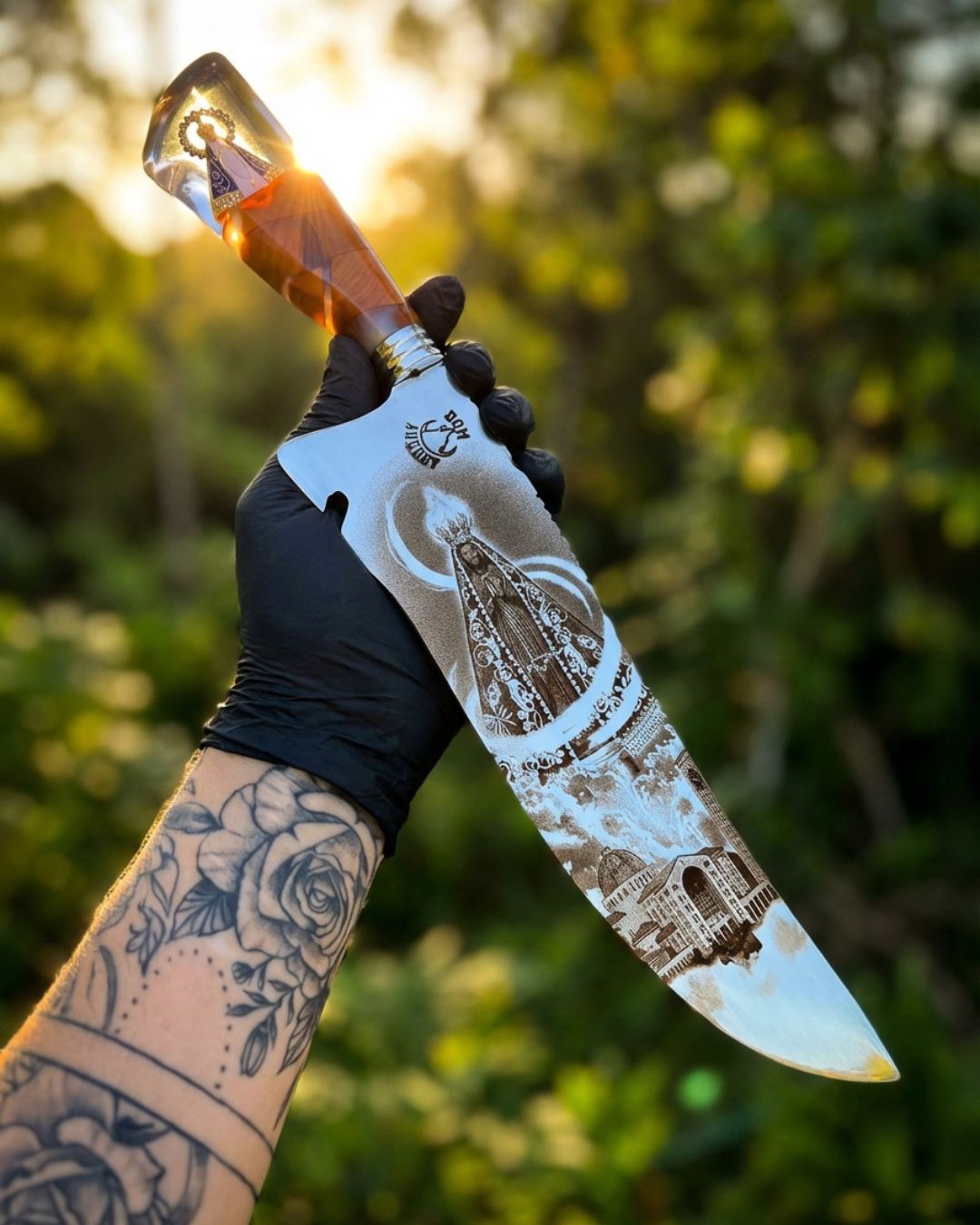 Faca Artesanal — Nossa Senhora Aparecida | Dom August